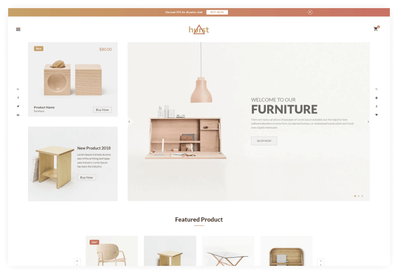 Hurst – Free Furniture Shopify Theme