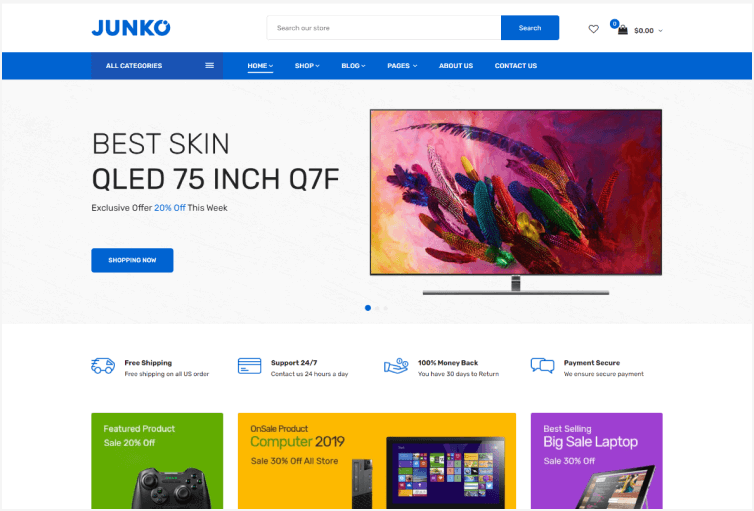 Junko - Electronics eCommerce Shopify Theme
