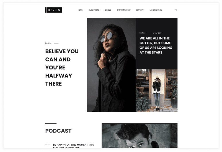 Keylin Magazine and Blog HubSpot Theme