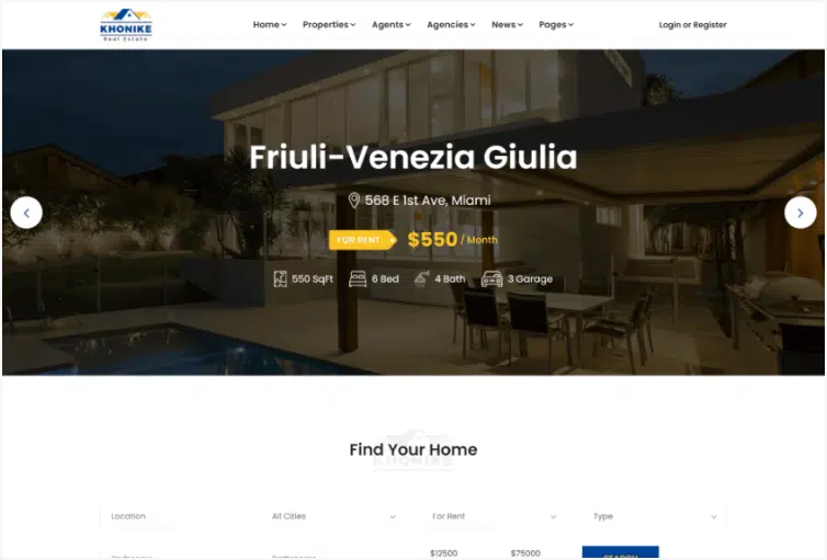 Khonike - Real Estate Bootstrap 5 Template