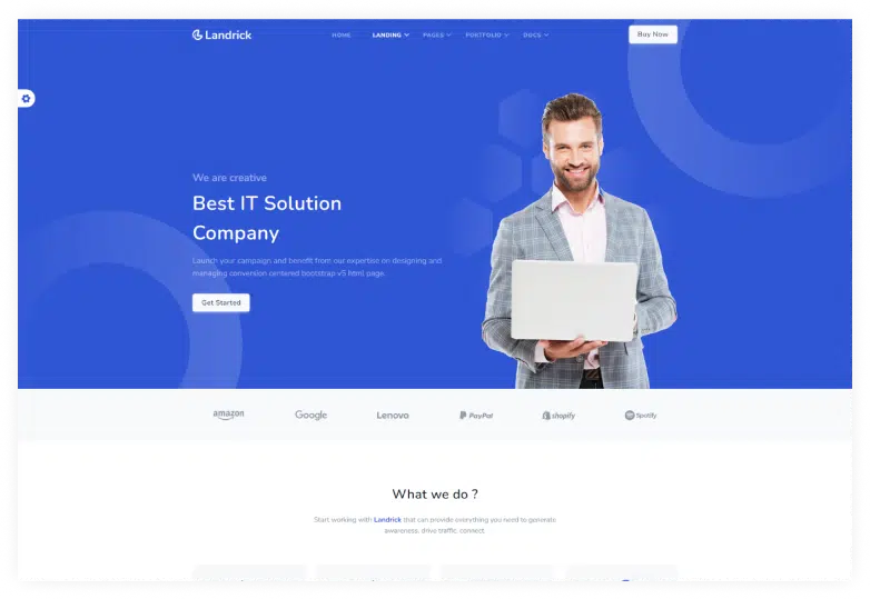 Landrick - Saas & Software Bootstrap 5 Landing Page Template