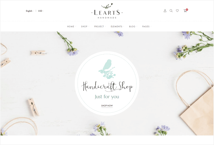 LeArts – Handmade Shop Shopify Theme