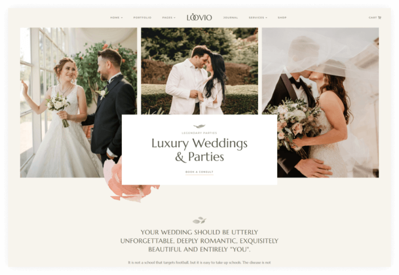 Lovio – Wedding Webflow Template