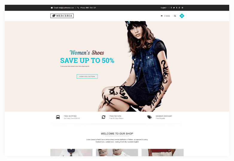 Merceria - Fashion Store HTML Template
