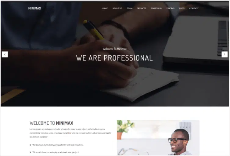 Minimax – Minimal Multipurpose Portfolio Template