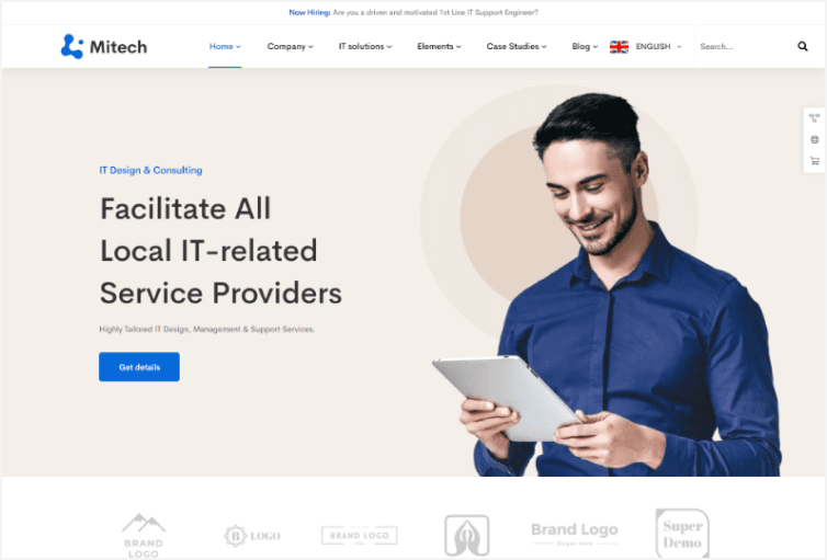 Mitech - IT Solutions And Services Company HTML Template