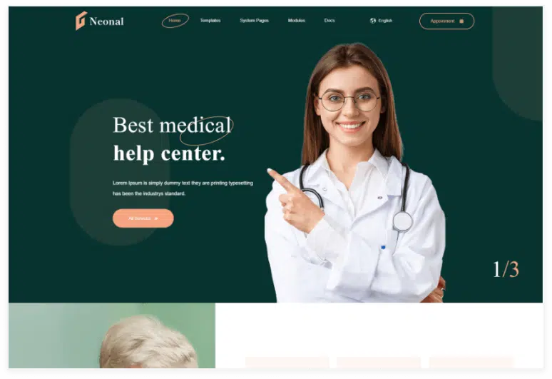 Neonal Medical Service HubSpot Theme