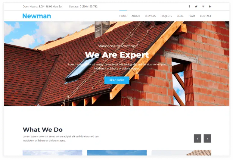 Newman – Resort & Hotel Template