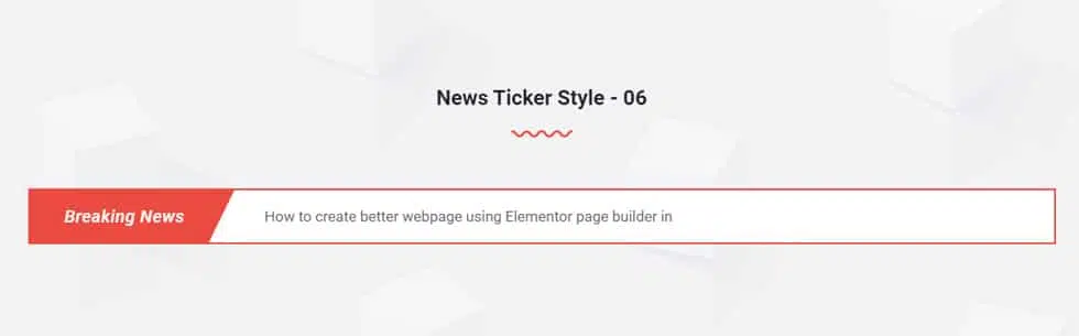 News Ticker widget by HT Mega 