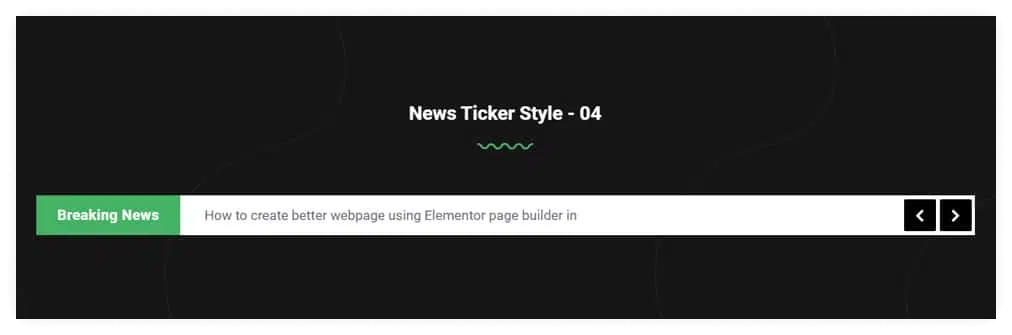  News Ticker widget by HT Mega 