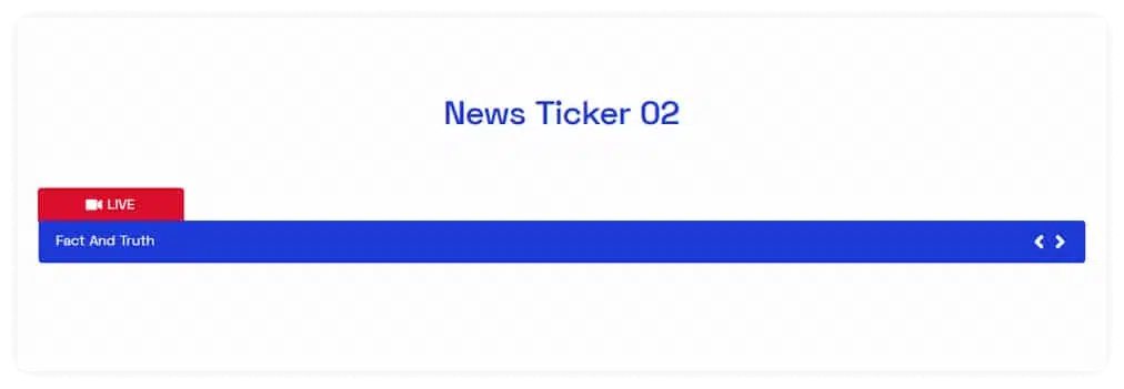  News Ticker widget by Move Addons  