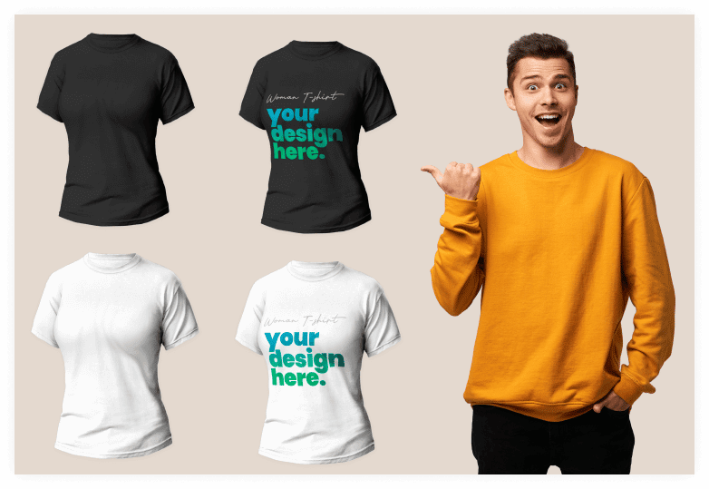 Create unique designs for your online T-shirt business