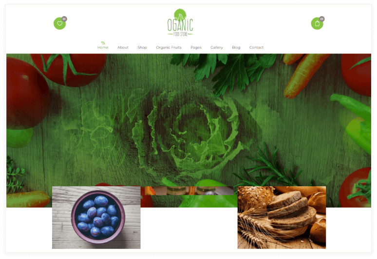 Organic Food Store | HTML5 and Bootstrap 3 Template