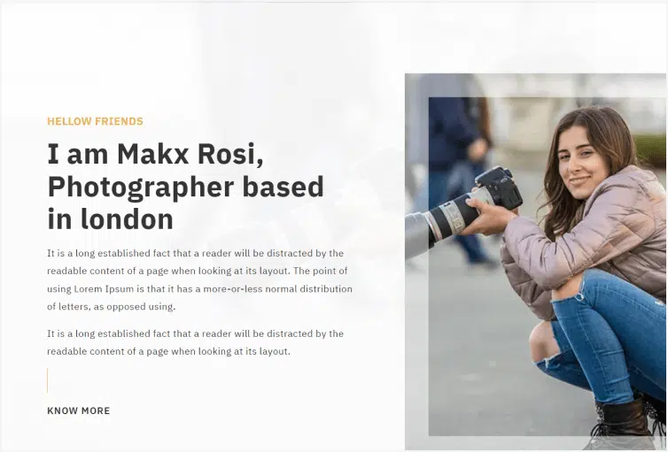 Photoghor – Photography Portfolio Bootstrap 5 Template