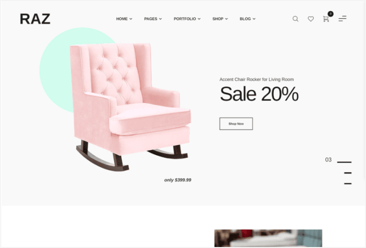 Raz Furniture Shopify Theme
