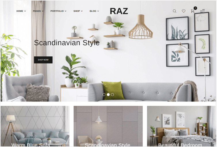 Raz Furniture Shopify Theme