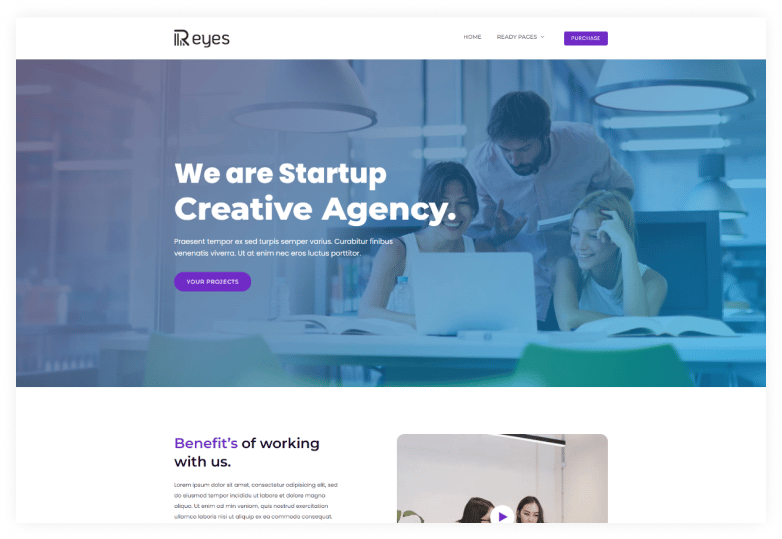 Reyes- Multipurpose Landing Page HTML Template 