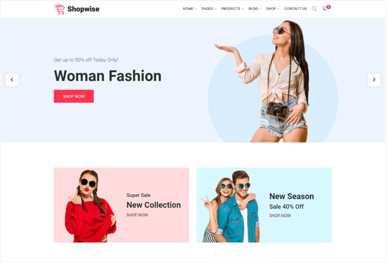 Shopwise Shopify Theme with Color Swatches
