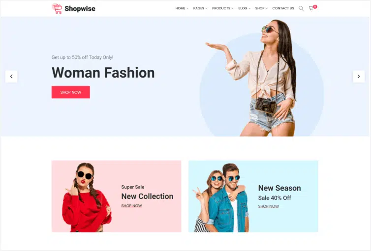 Shopwise Shopify Theme with Color Swatches