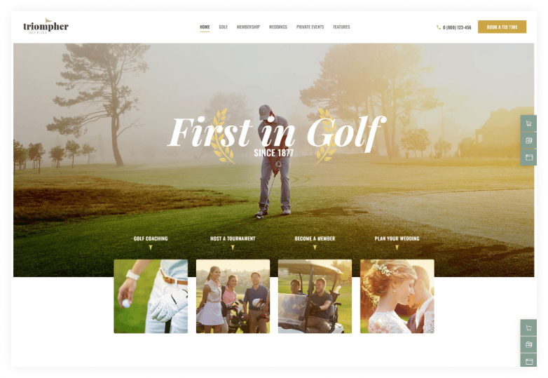 Triompher | Golf Course & Sports Club WordPress Theme