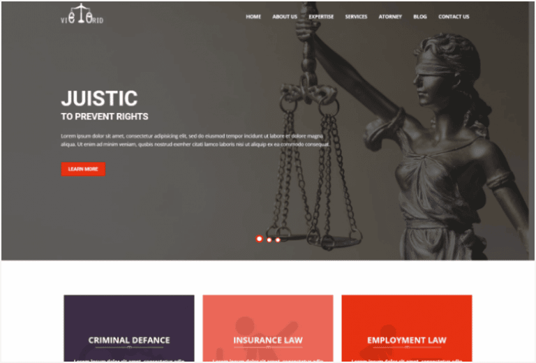 Best Advocate Website Templates for Lawyer Website - HasThemes Blog