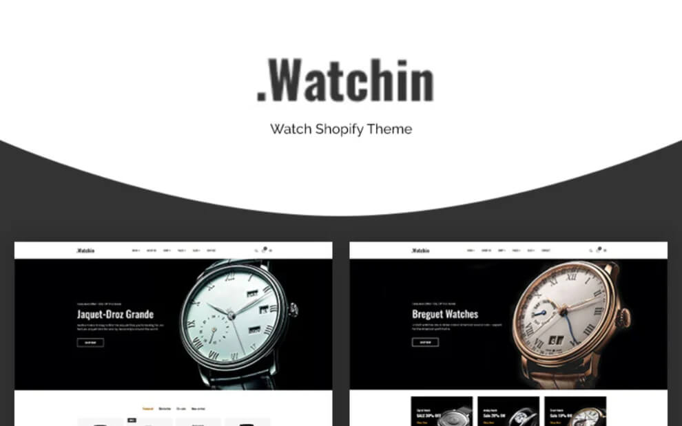 Watchin - Watch eCommerce Shopify Accessories Theme
