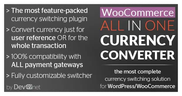 WooCommerce All in One Currency Converter