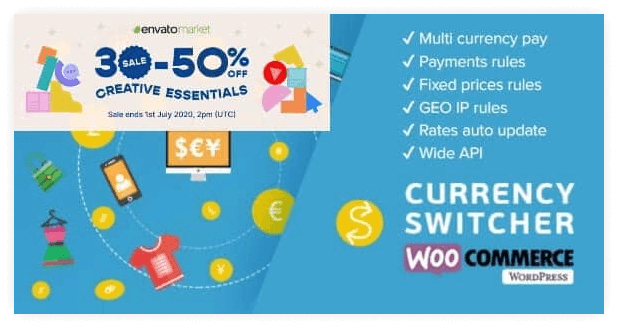 WOOCS - WooCommerce Currency Switcher for WooCommerce Multi Currency and WooCommerce Multi Pay 
