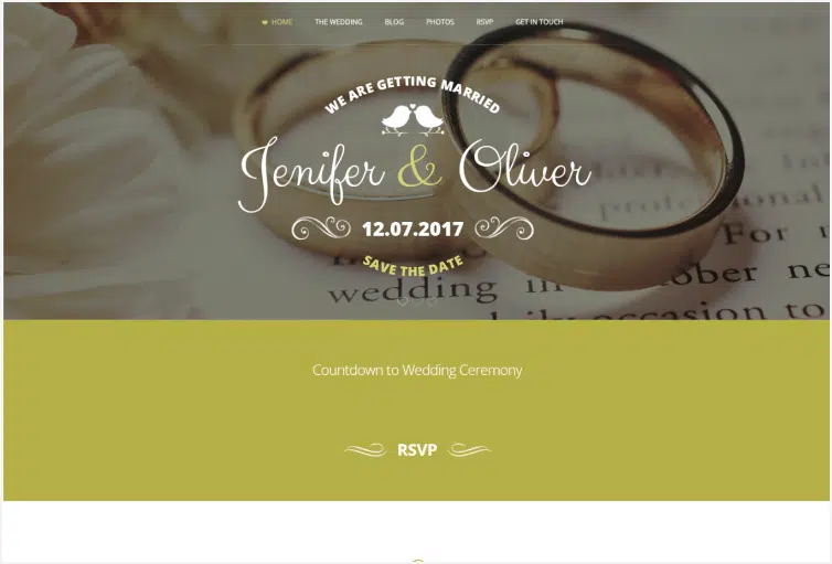 Wedding Bells – Responsive Wedding Template