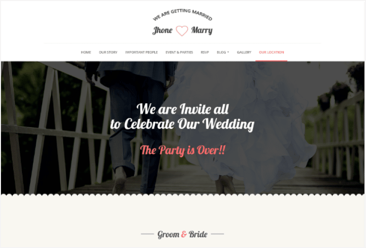 Wedding Day – Wedding HTML Template