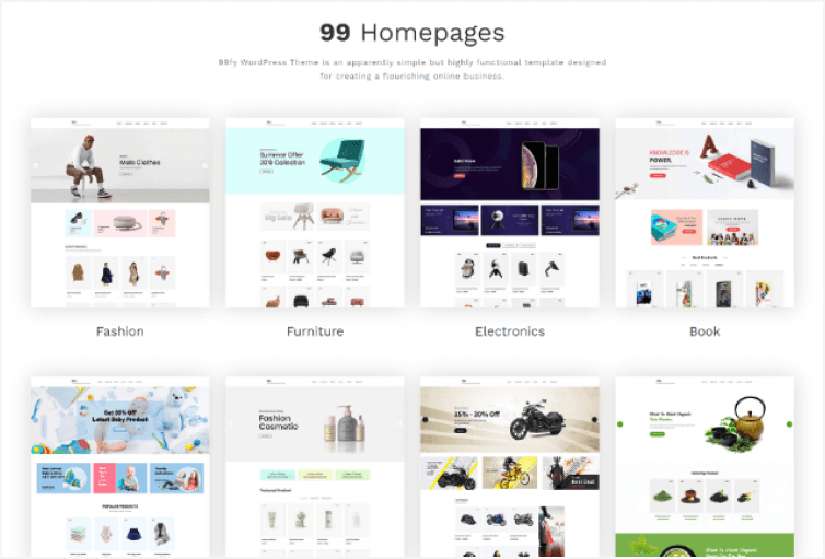 99fy Pro – WooCommerce WordPress Theme