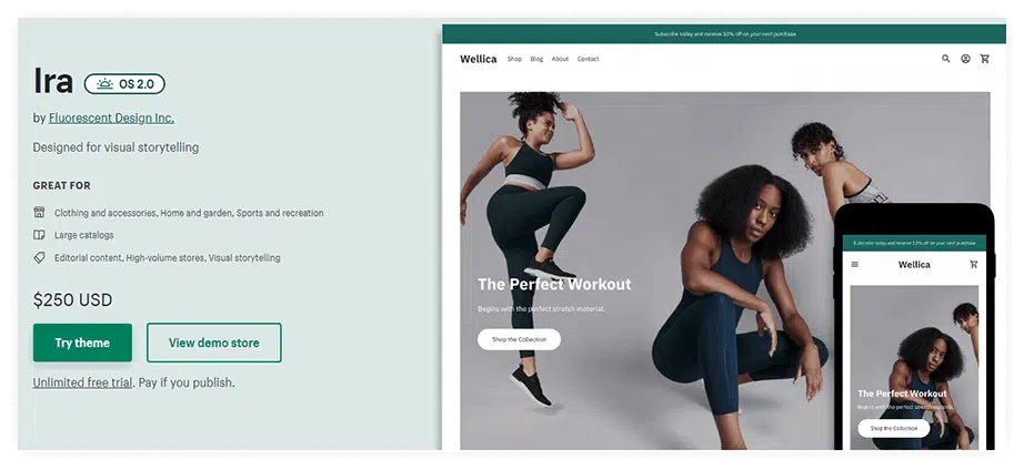 Ira Shopify theme