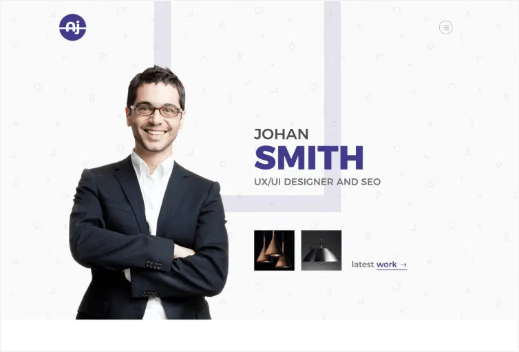 Aj – Personal Portfolio Template