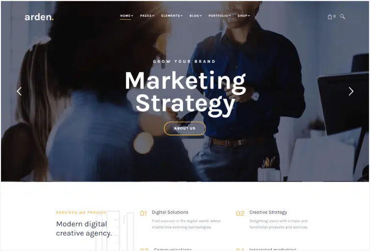 Arden - Multipurpose HTML Template