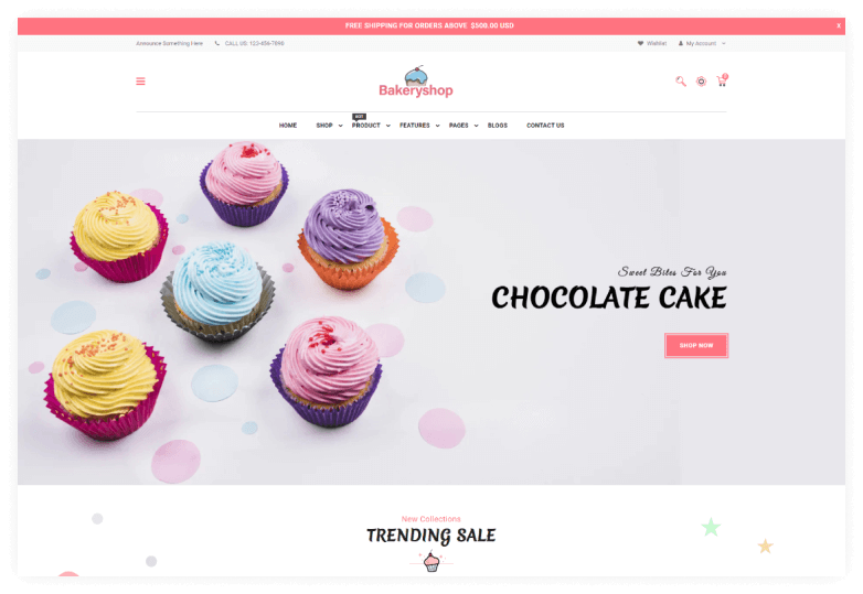 Bakeryshop - Shopify Cake Shop, Bakery Theme