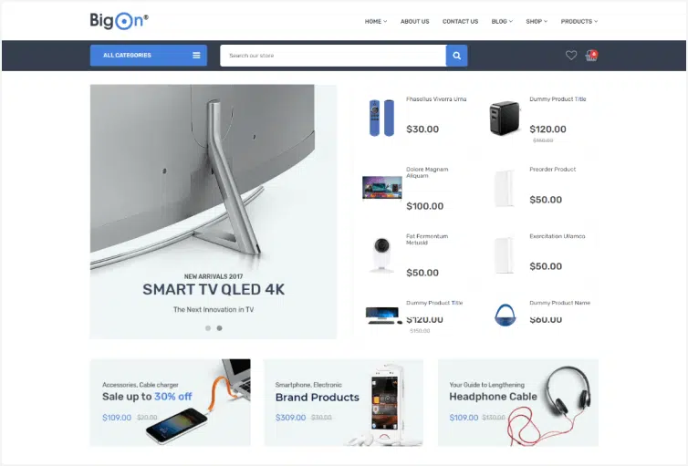 BigOn - Electronics Shopify Theme