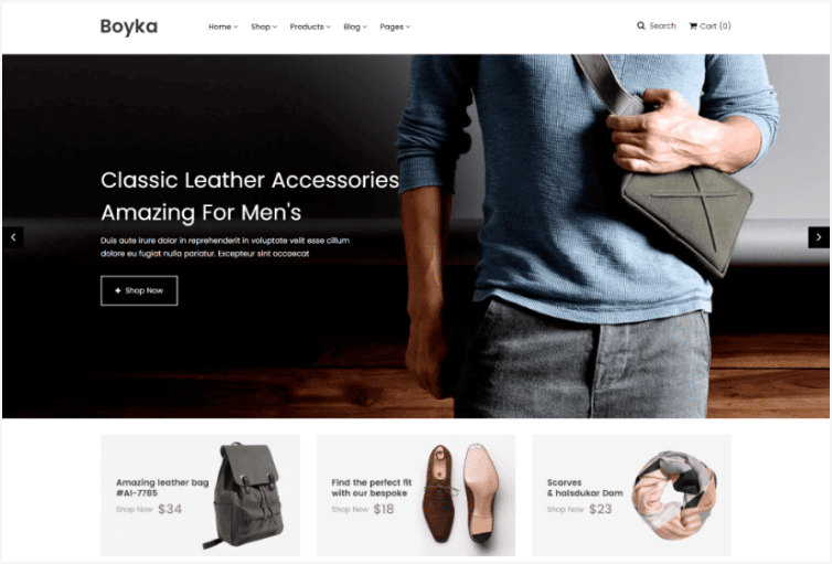 Boyka Fashion Shopify Theme