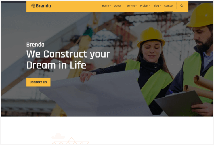 Brenda Construction HTML5 Template