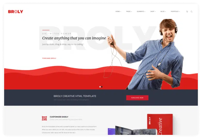 Broly - Creative Multi-Concept HTML Template