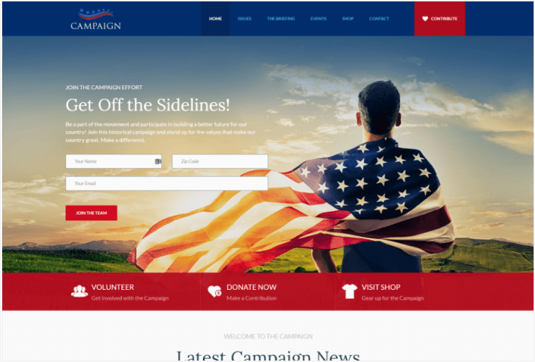 Campaign - Your Political WordPress Theme