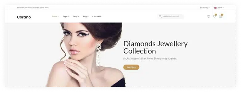 Corano - Jewelry Store Shopify Theme