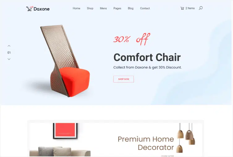 Daxone - eCommerce Bootstrap 4 Template