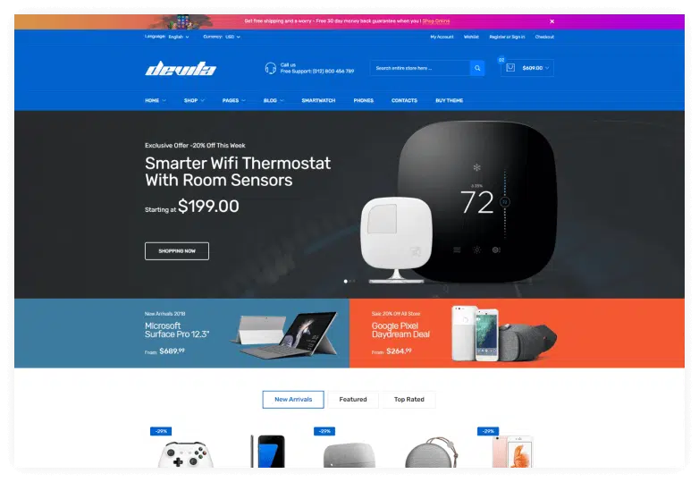 Multipurpose Responsive Shopify Theme – Devita
