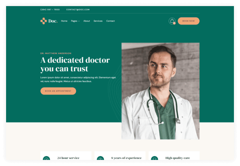 Doctor - Doctor Webflow Template