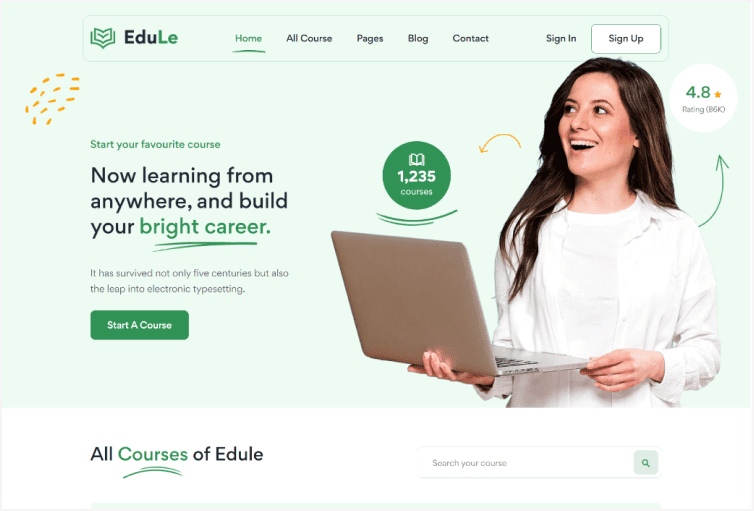 Edule - School & Education HTML Template