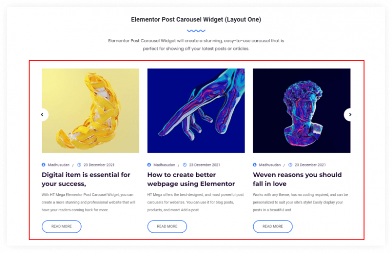 Elementor Post Carousel Widget - HasThemes Blog