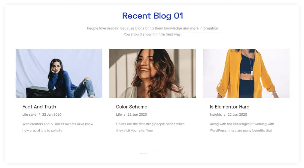 Recent Blog Widget by Move Addons
