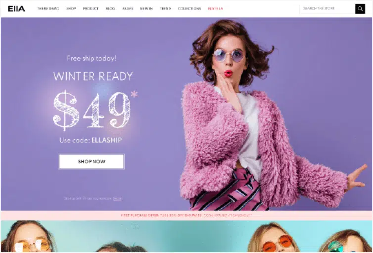 Ella Multipurpose Shopify Sections Theme