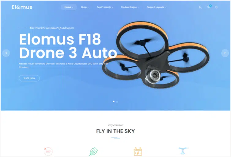 Elomus Shop Single Product Shopify Theme