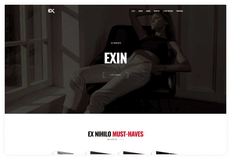 Exin - Creative Coming Soon Template